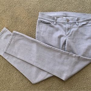 Ann Taylor grey straight jeans - modern fit size 8